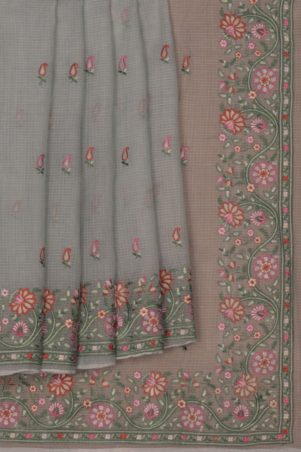 Image of Kota Embroidery Saree
